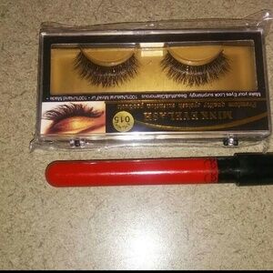 2 for 1 mink lashes and Matte Lipstick set